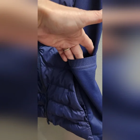 Down for it all vest in Shine Night Sea - Picture 13 of 13